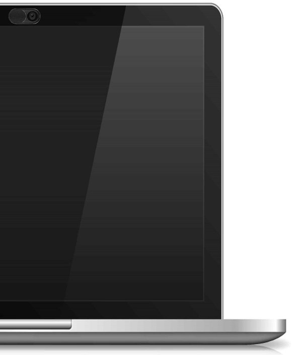Webcam Cover for PC – Laptop - (black)